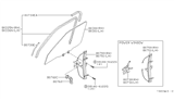 Diagram for Nissan 200SX Window Crank Handles - 80760-8B900