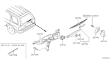 Diagram for Nissan Pathfinder Wiper Blade - 28790-0V000