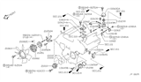 Diagram for 2008 Nissan Xterra Water Pump Gasket - 21049-31U04