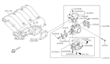 Diagram for Nissan Pathfinder Idle Control Valve - 23781-4W001