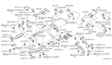 Diagram for Nissan Pathfinder Exhaust Hanger - 20610-1W000