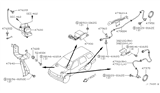 Diagram for 2000 Nissan Pathfinder ABS Control Module - 47660-2W567