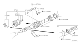 Diagram for 2000 Nissan Pathfinder Drive Shaft - 37000-4W000