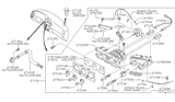 Diagram for 2003 Nissan Pathfinder A/C Switch - 27660-70E00