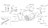 Diagram for 1997 Nissan Pathfinder Automatic Transmission Shift Position Sensor Switch - 31918-43X13