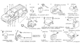 Diagram for 2004 Nissan Pathfinder Relay - 25731-AG000