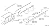 Diagram for 2001 Nissan Pathfinder Door Moldings - 63873-2W301