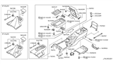 Diagram for 1996 Nissan Pathfinder Cup Holder - 68430-0W002