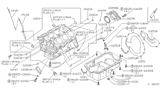 Diagram for Nissan Oil Pan Gasket - 11121-31U10