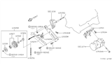 Diagram for 1999 Nissan Pathfinder A/C Idler Pulley - 11923-0W000