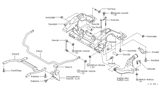 Diagram for Nissan Pathfinder Sway Bar Kit - 54611-3W400