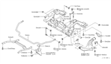 Diagram for 2004 Nissan Pathfinder Control Arm Bracket - 54480-0W006