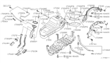 Diagram for Nissan Xterra Gas Cap - 17251-79961