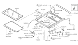 Diagram for Nissan Pathfinder Sunroof - 91210-0W010