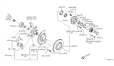 Diagram for 2004 Nissan Pathfinder Brake Disc - 40206-6W500