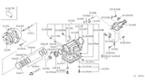 Diagram for 2000 Nissan Pathfinder Bellhousing - 31301-41X74