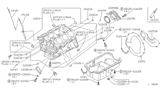 Diagram for 2003 Nissan Pathfinder Oil Pan - 11111-WL000