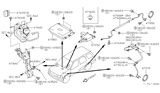 Diagram for 2001 Nissan Pathfinder Brake Fluid Pump - 47660-2W666