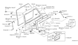 Diagram for 2003 Nissan Pathfinder Lift Support - 90460-6W560