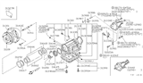 Diagram for 2001 Nissan Pathfinder Torque Converter - 31100-43X11