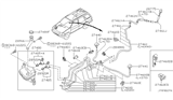 Diagram for 2003 Nissan Pathfinder Windshield Washer Nozzle - 28930-3W400