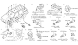 Diagram for Nissan Frontier Brake Light Switch - 25320-AX000