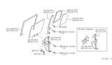 Diagram for 2001 Nissan Pathfinder Window Regulator - 82720-0W210