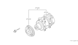 Diagram for Nissan Pathfinder A/C Clutch - 92660-0W000