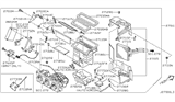 Diagram for 1996 Nissan Pathfinder Blend Door Actuator - 27732-44B00