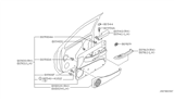Diagram for 2002 Nissan Pathfinder Armrest - 80940-5W902