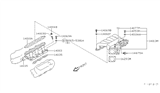 Diagram for 1997 Nissan Pathfinder Intake Manifold - 14003-1W600