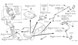 Diagram for 1998 Nissan Pathfinder ABS Sensor - 47910-0W000