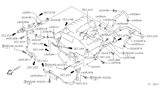 Diagram for 1999 Nissan Pathfinder Cooling Hose - 14055-0W000