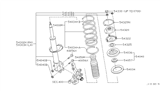 Diagram for 2004 Nissan Pathfinder Shock Absorber - 54302-4W926