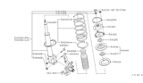 Diagram for 2004 Nissan Pathfinder Bump Stop - 54050-4W900