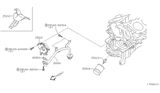 Diagram for 2003 Nissan Pathfinder Oil Pump Gasket - 15053-31U00