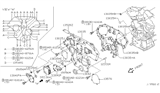 Diagram for Nissan Pathfinder Timing Cover - 13500-AG220