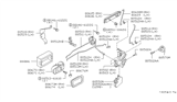 Diagram for 1997 Nissan Pathfinder Door Lock Actuator - 80552-5P010