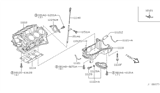 Diagram for Nissan Oil Pan - 11110-4W010