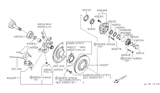 Diagram for Nissan Steering Knuckle - 40015-1W902