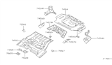 Diagram for 2004 Nissan Pathfinder Floor Pan - 74514-0W031