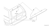 Diagram for 2004 Nissan Pathfinder Spoiler - 96030-0W525