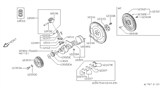 Diagram for Nissan Hardbody Pickup (D21U) Crankshaft Gear - 13021-0W000