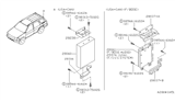 Diagram for 2000 Nissan Pathfinder Antenna - 25975-2W600