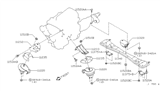 Diagram for 2004 Nissan Pathfinder Engine Mount - 11233-4W002