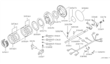 Diagram for 2000 Nissan Frontier Shift Fork - 33162-33G01