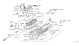 Diagram for 1996 Nissan Pathfinder Cylinder Head - 11090-0W000