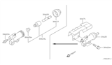 Diagram for Nissan Pathfinder Clutch Slave Cylinder - 30620-0W020