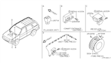 Diagram for Nissan Pathfinder TPMS Sensor - 40720-5W900