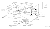 Diagram for 1998 Nissan Pathfinder Cooling Hose - 14056-0W002